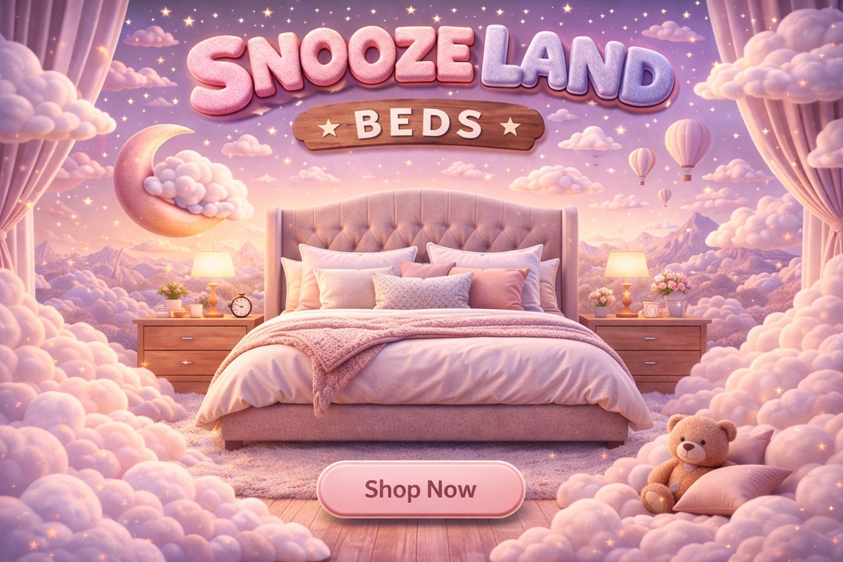 Snooze Land banner three